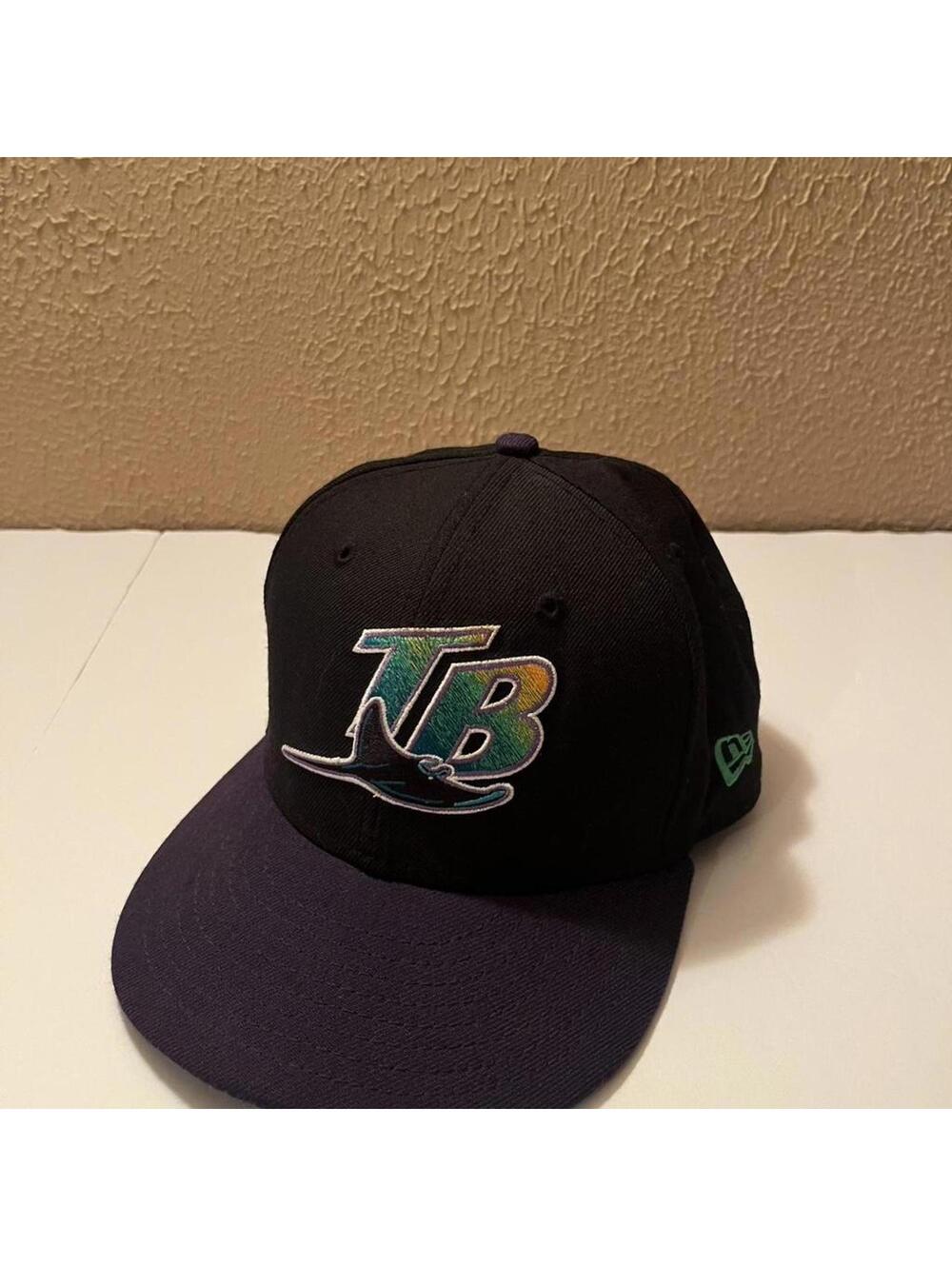 Tampa Bay Rays New Era MLB Hat, Cooperstown Collection Sized 7, 55.8cm